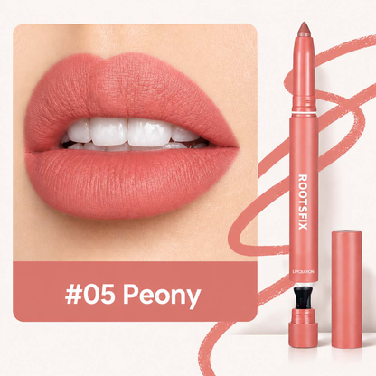 💄RootsFix 2-in-1 Matte Lip Crayon Lipstick & Liner