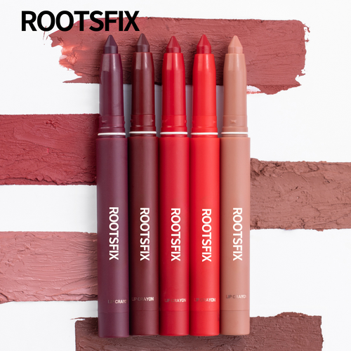 💄RootsFix 2-in-1 Matte Lip Crayon Lipstick & Liner